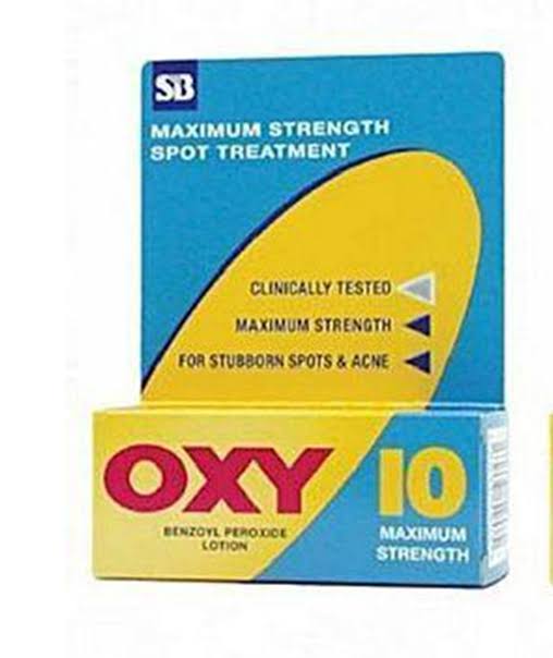 Oxy 10 Benzoyl peroxide spot treatment